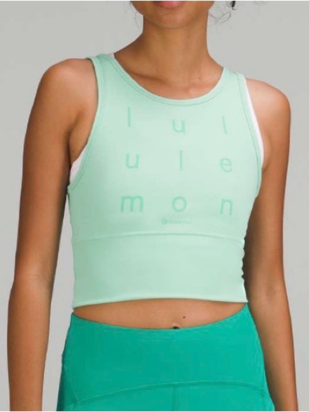 Lululemon $68 Power Pivot Everlux Tank Top *Motif
Wild Mint
